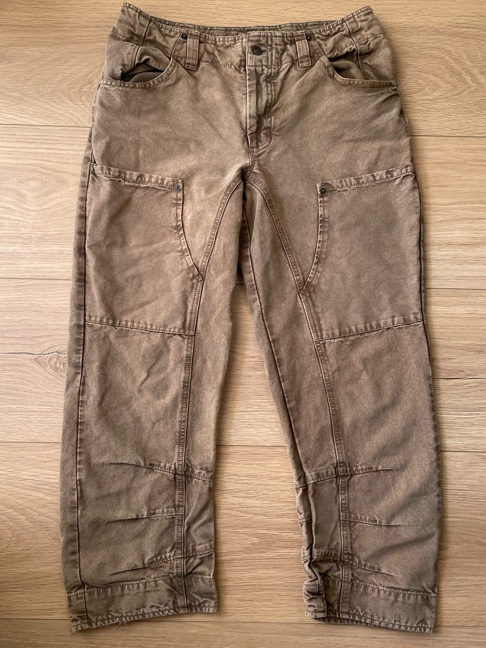 Free People Supersonic Slim Pants - size 10 (large) 100% Cotton - Picture 3 of 8